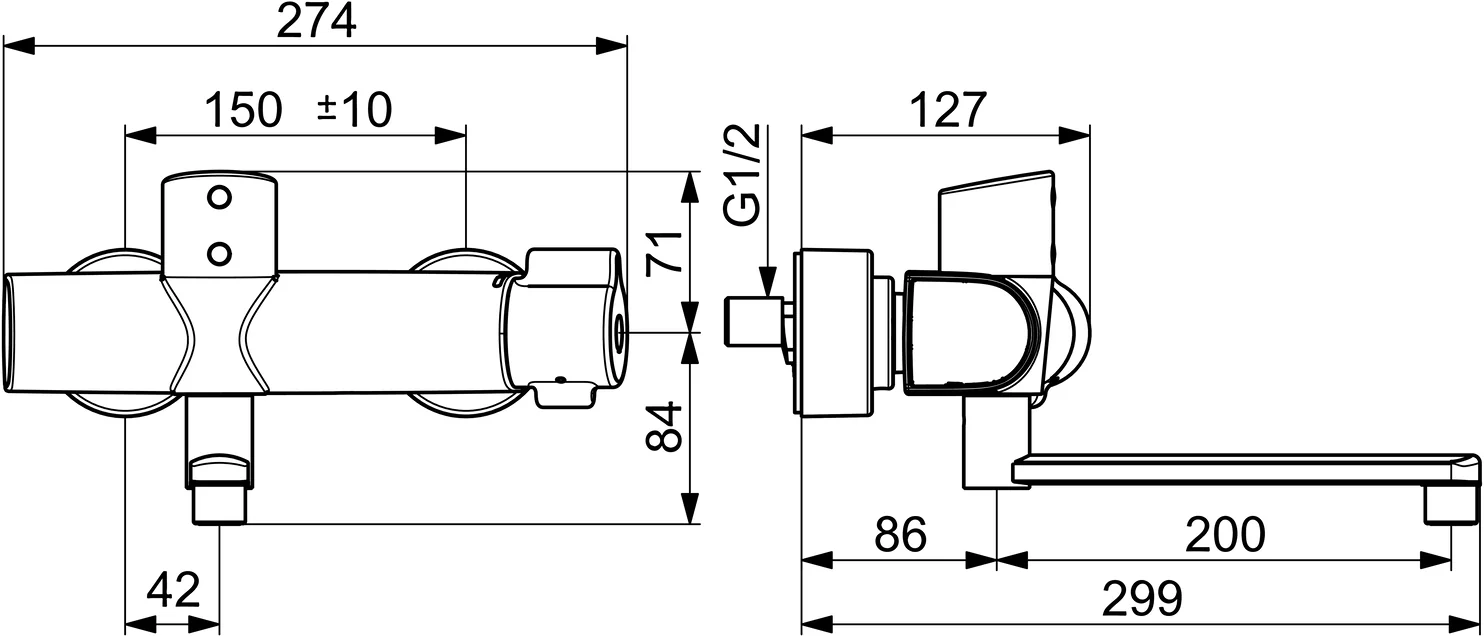 WT-Batt. HansaCLINICA 0886 6 V, Bluetooth Ausld. 200 mm chr