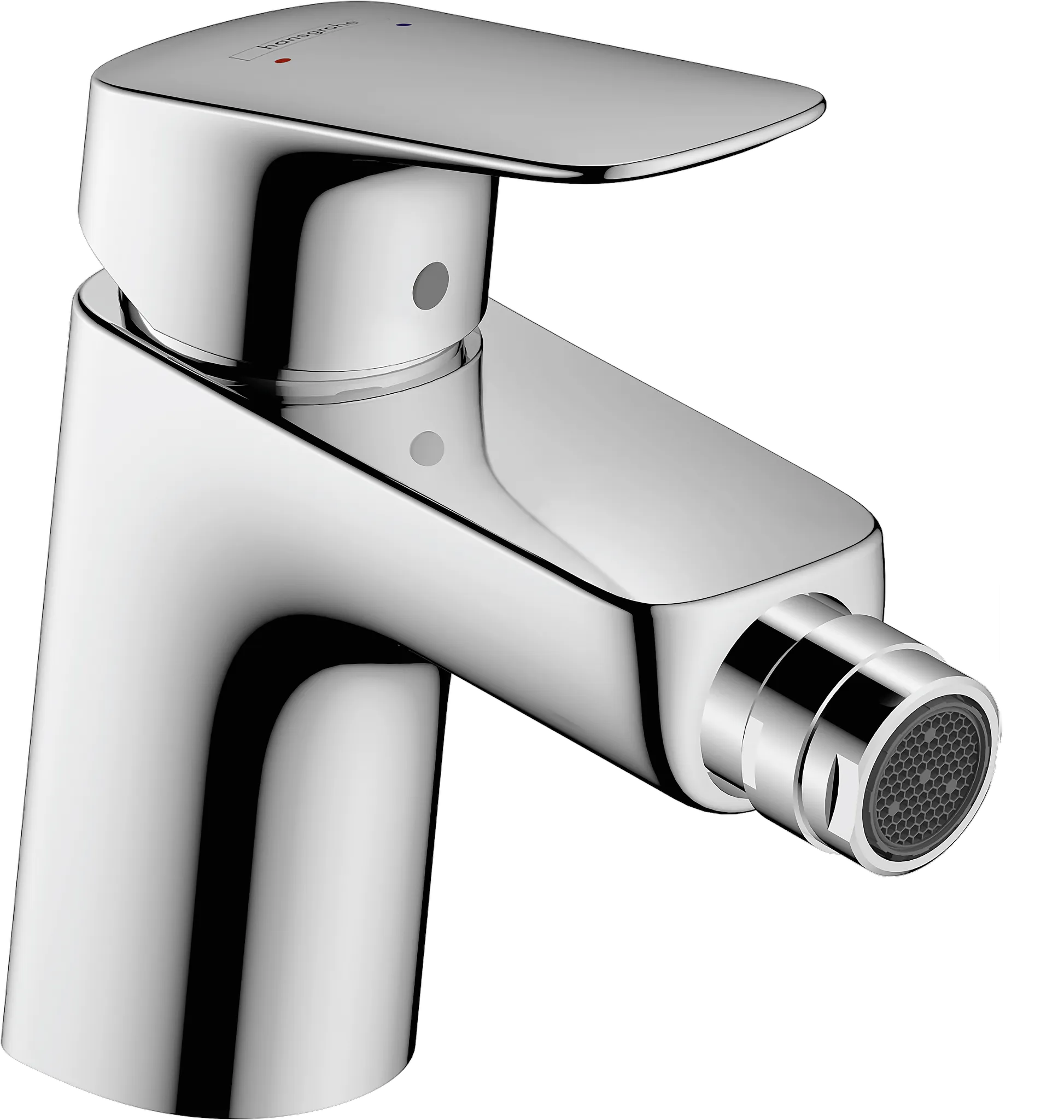 Hansgrohe Logis Einhebel-Bidetmischer 70 mit Zugstangen-Ablaufgarnitur, Chrom