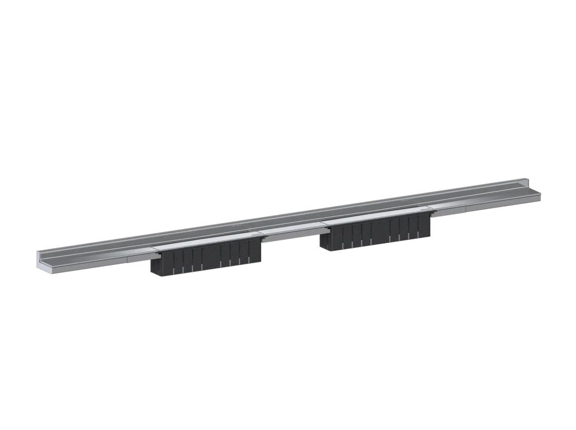 Duschrinne CeraWall Select N Duo Edelstahl poliert, 1300 mm Duschrinne CeraWall Select N Duo Edelstahl poliert, 1300 mm