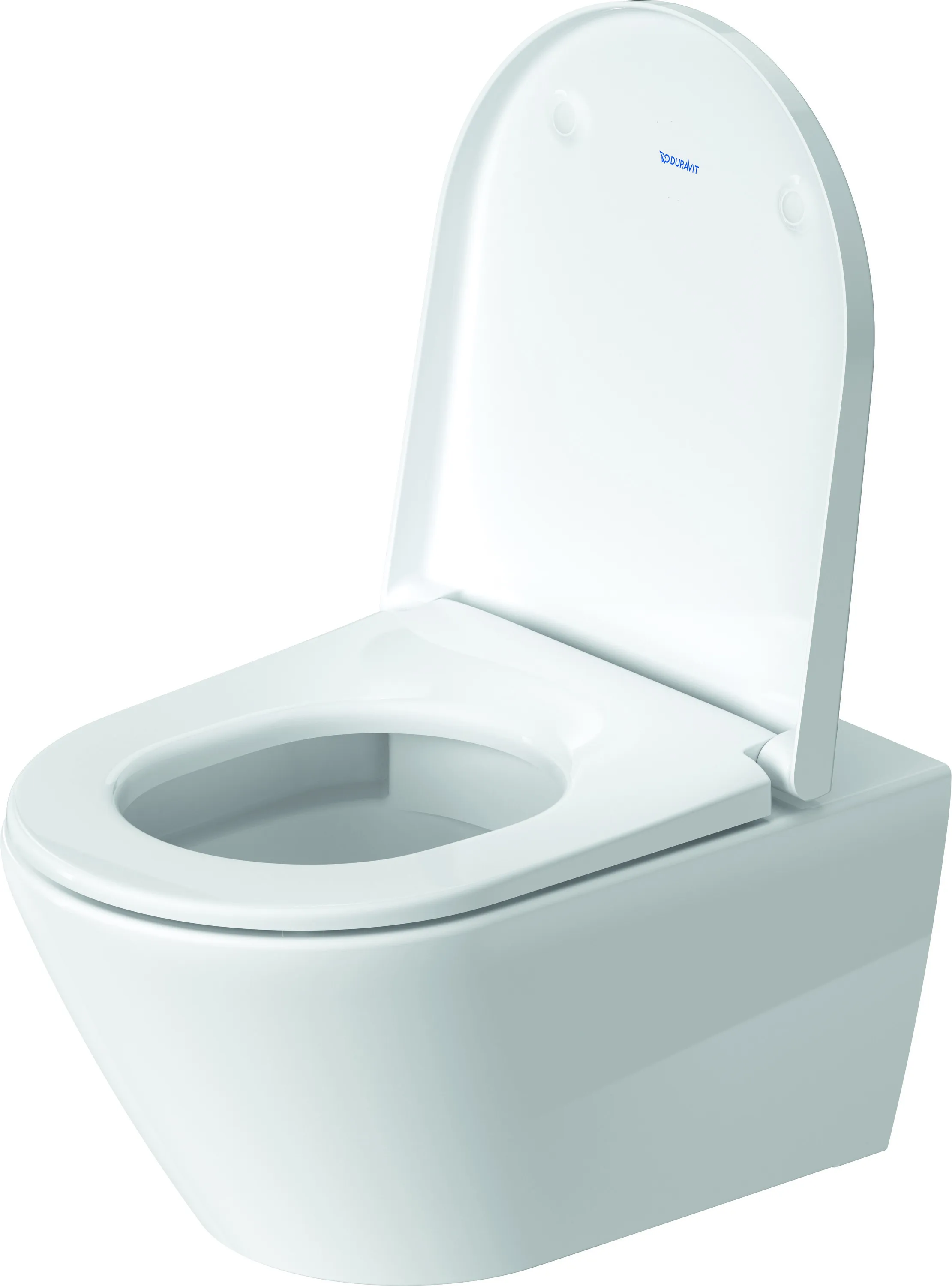 Duravit Wand-Tiefspül-WC inkl. WC-Sitz „D-Neo“ 37 × 54 × 40 cm, Befestigung verdeckt, mit Spülrand