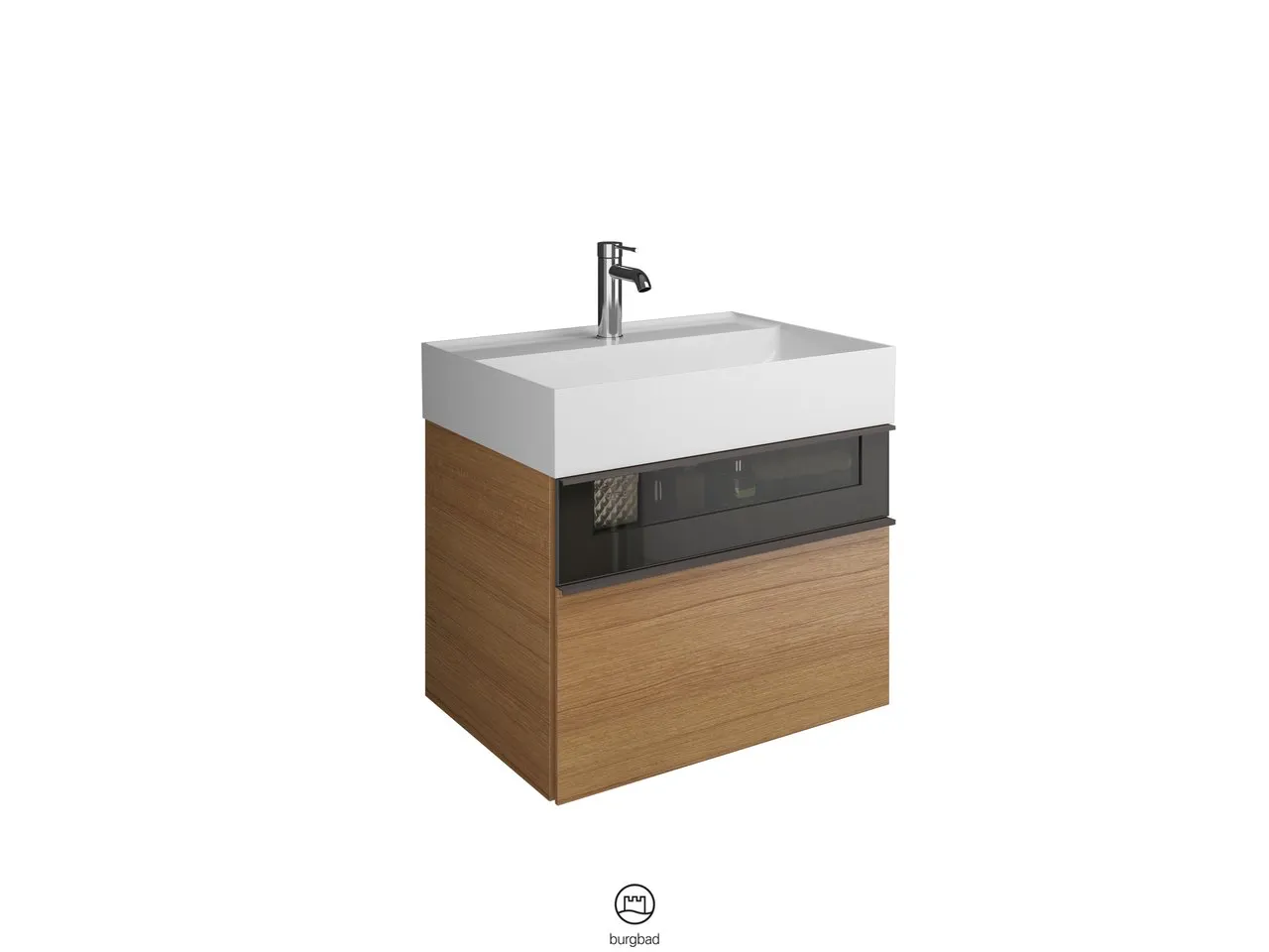 burgbad Badmöbelset „Yumo“ in Tectona Dekor Zimt burgbad Badmöbelset „Yumo“ in Tectona Dekor Zimt