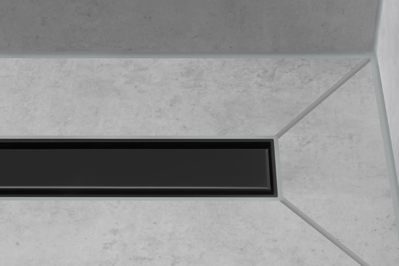 Hansgrohe RainDrain Match Duschrinne 800 mm, Mattschwarz, höhenverstellbarer Rahmen, Edelstahl V2A, bis 18 mm Fliesenstärke Hansgrohe RainDrain Match Duschrinne 800 mm, Mattschwarz, höhenverstellbarer Rahmen, Edelstahl V2A, bis 18 mm Fliesenstärke