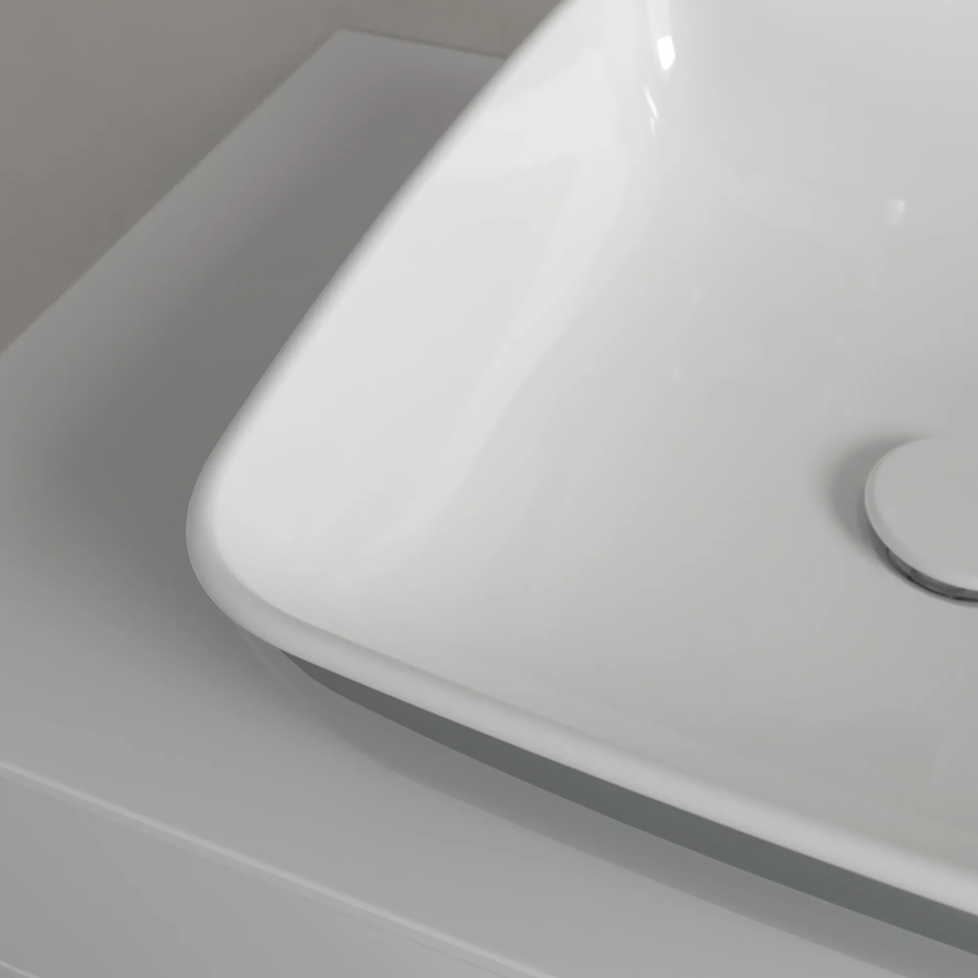 Villeroy & Boch Aufsatzwaschbecken Artis French Linen 410x410x130mm TitanCeram glänzend Villeroy & Boch Aufsatzwaschbecken Artis French Linen 410x410x130mm TitanCeram glänzend