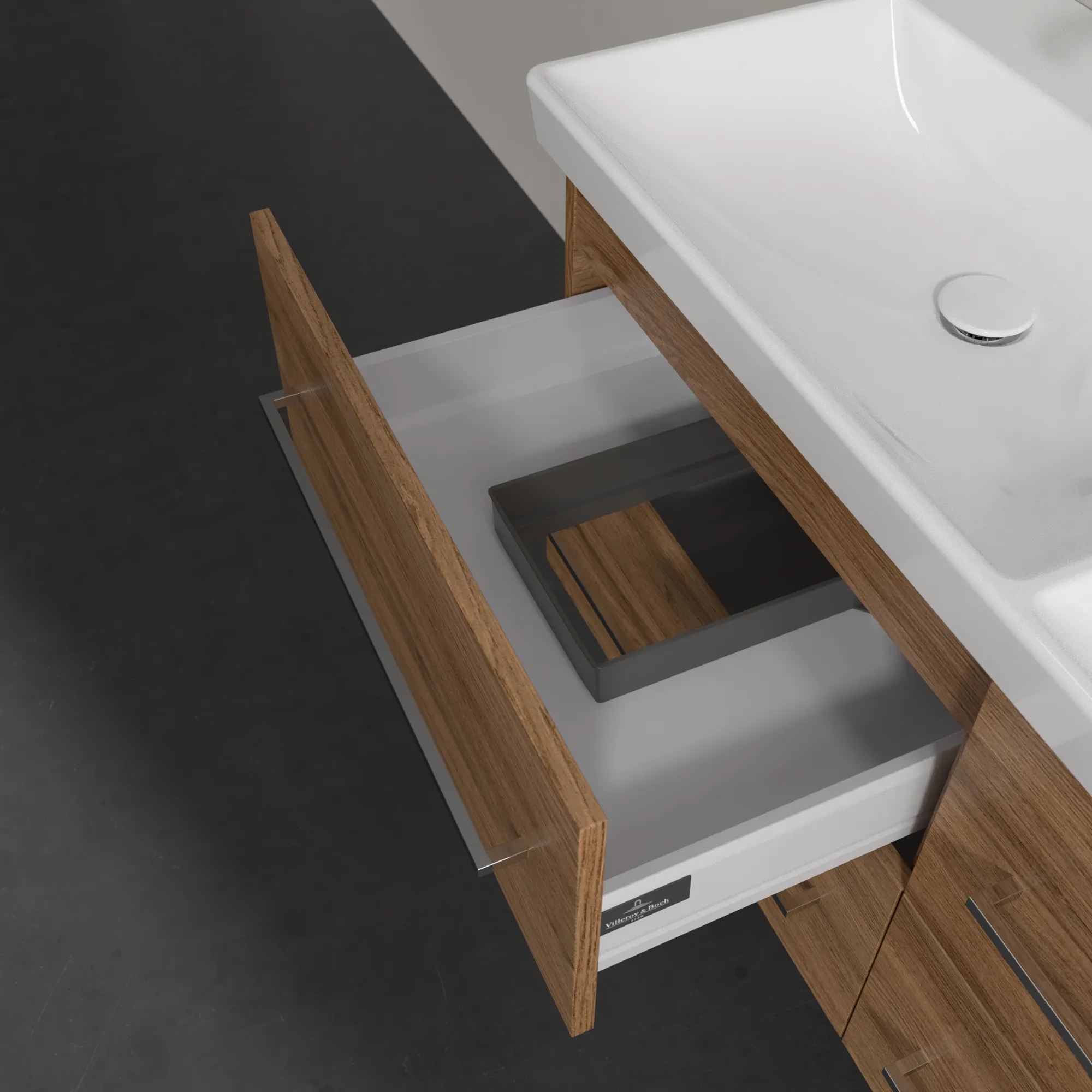 Villeroy & Boch Avento Unterschrank für Unterbauwaschbecken 1180x514x484mm Kansas Oak