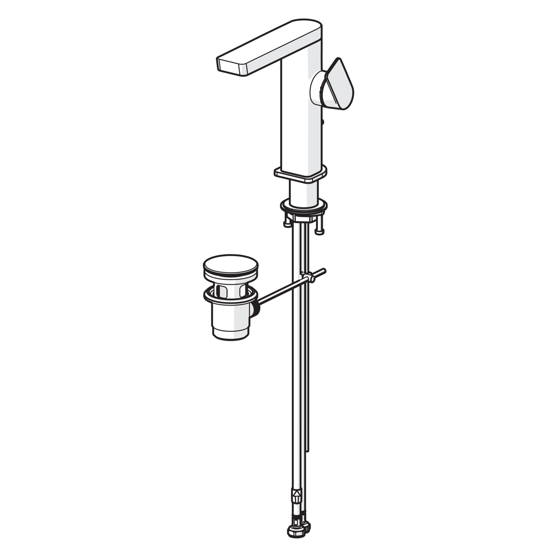 HansaSTELA Waschtischarmatur Hansastela 2021 Einhebelmischer Chrom HansaSTELA Waschtischarmatur Hansastela 2021 Einhebelmischer Chrom