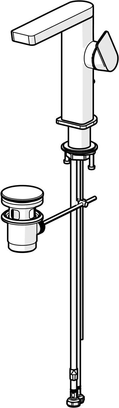 HansaSTELA Waschtischarmatur Hansastela 2021 Einhebelmischer Chrom