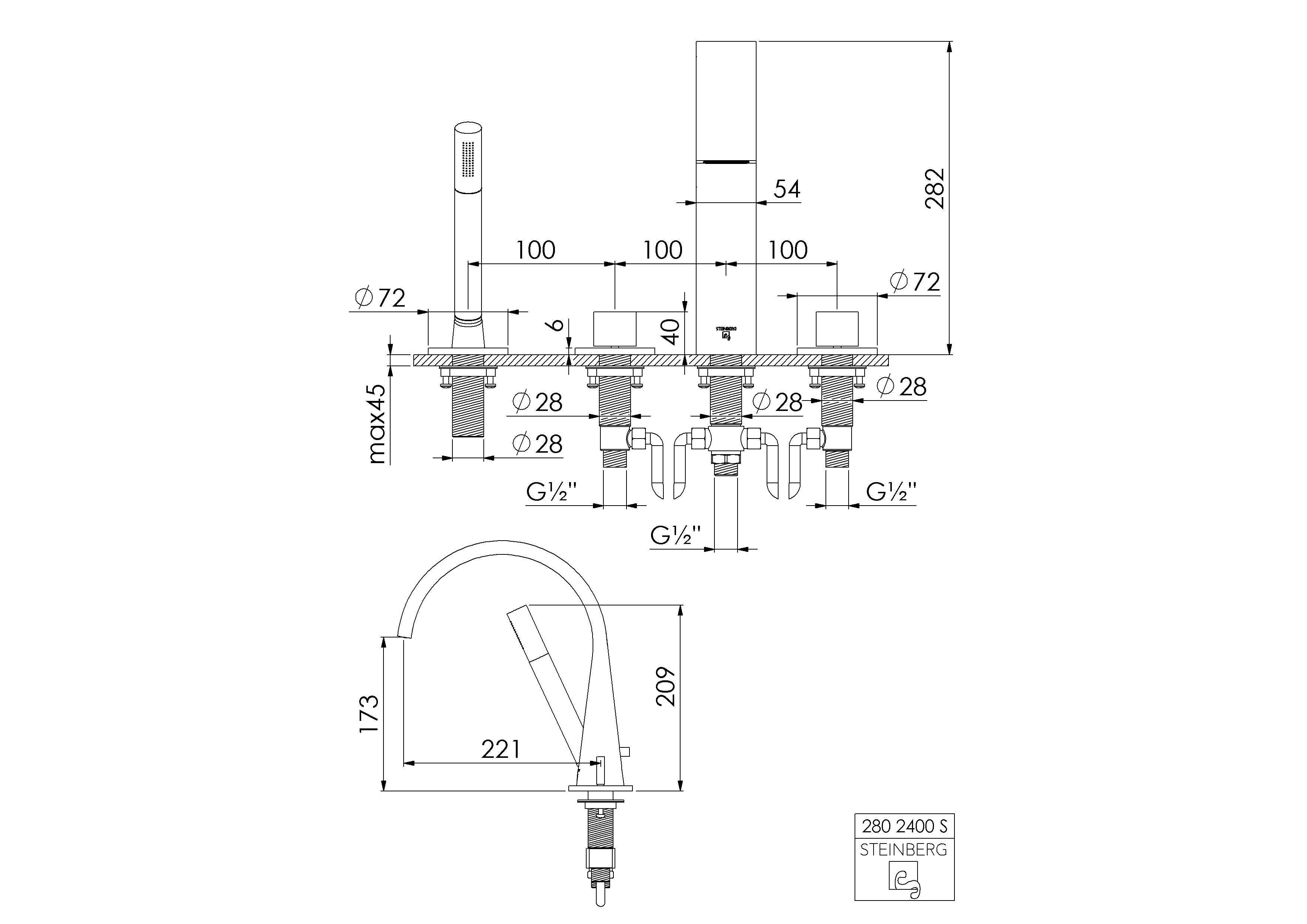 Steinberg Serie 280 Armatur Steinberg Serie 280 Armatur