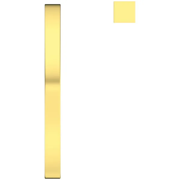 Ideal Standard Waschtischarmatur hoher Auslauf Solos ohne Ablaufgarnitur, eckig Brushed Gold