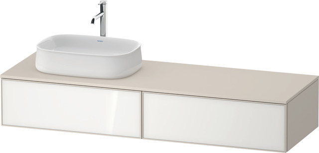 Duravit Waschtischunterschrank wandhängend „Zencha“ 160 × 28,1 × 55 cm