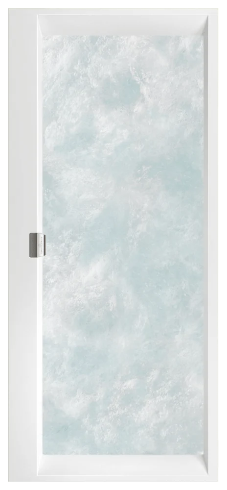 Villeroy & Boch Squaro Edge 12 Badewanne mit Whirlpoolsystem Hydropool Entry, 1800x800x496mm, weiß