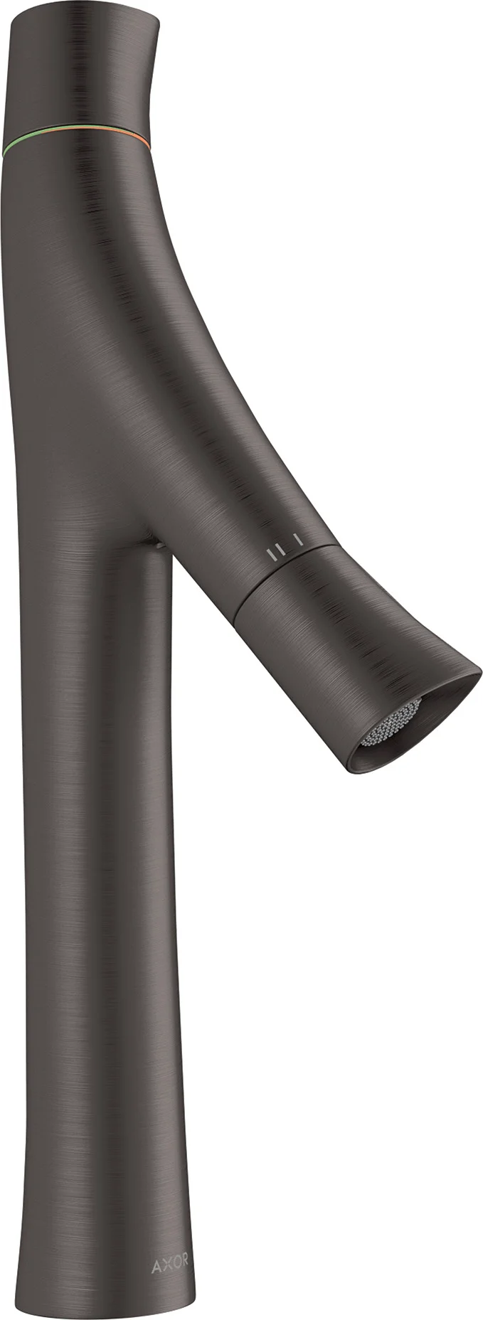 Hansgrohe AXOR Starck Organic 2-Griff Waschtischmischer 170, Brushed Black Chrome, Ausladung 116 mm, Auslaufhöhe 168 mm Hansgrohe AXOR Starck Organic 2-Griff Waschtischmischer 170, Brushed Black Chrome, Ausladung 116 mm, Auslaufhöhe 168 mm