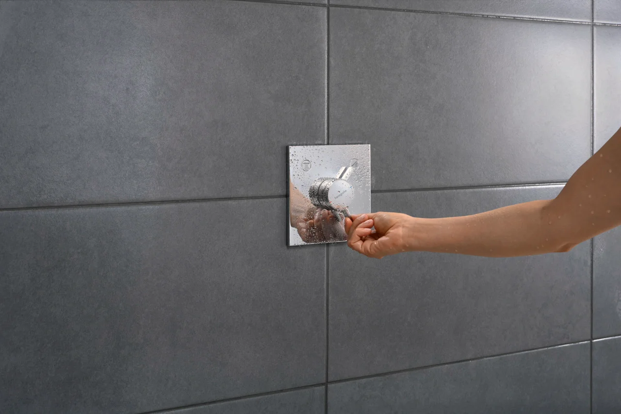 Hansgrohe DuoTurn E Mischer Unterputz, Chrom, 2 Verbraucher, maximale Durchflussmenge 29,5 l/min bei 3 bar, Keramikmischsystem, einfache Installation mit vormontiertem Funktionsblock