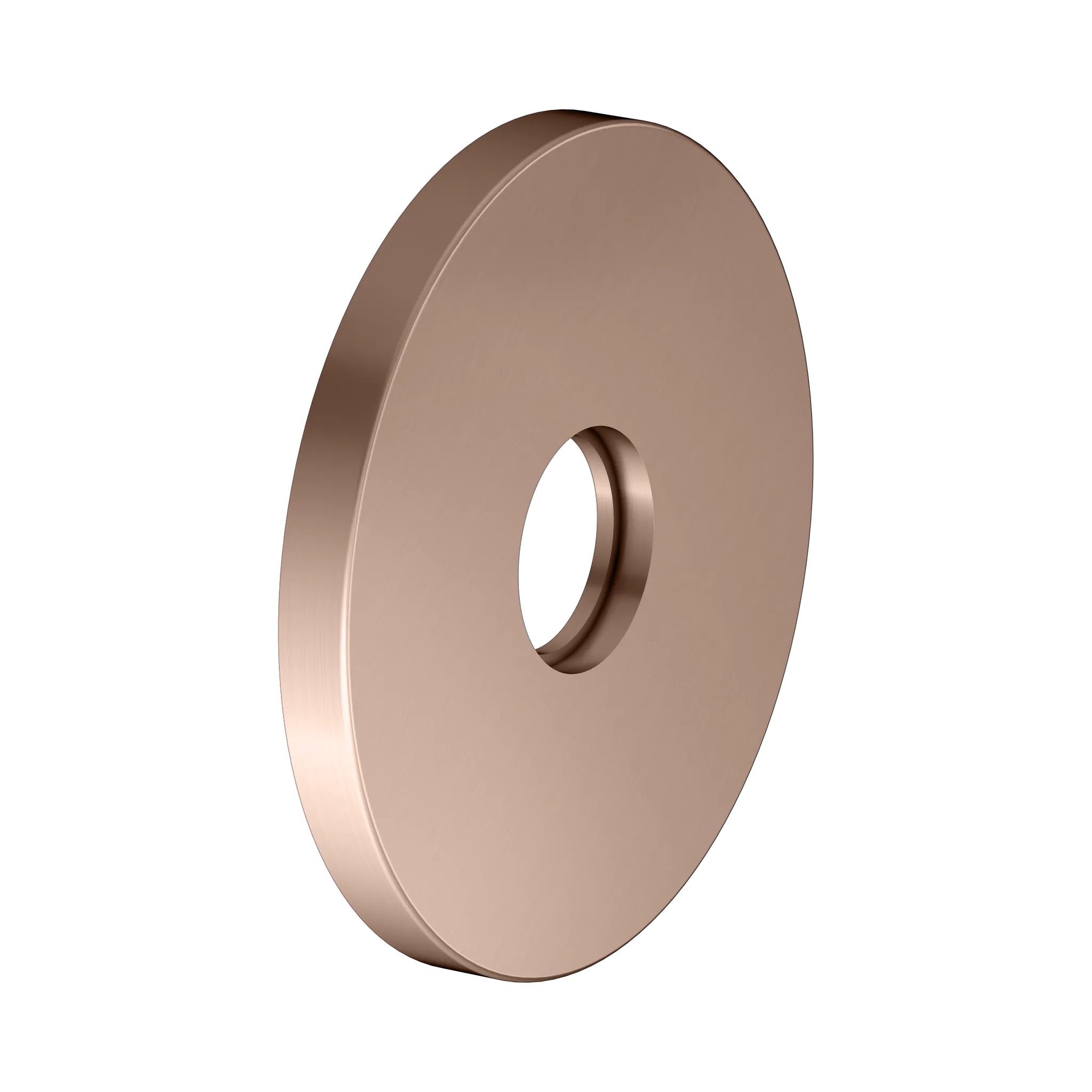 IXMO Wandrosette rund D: 105 mm Rotgold gebürstet