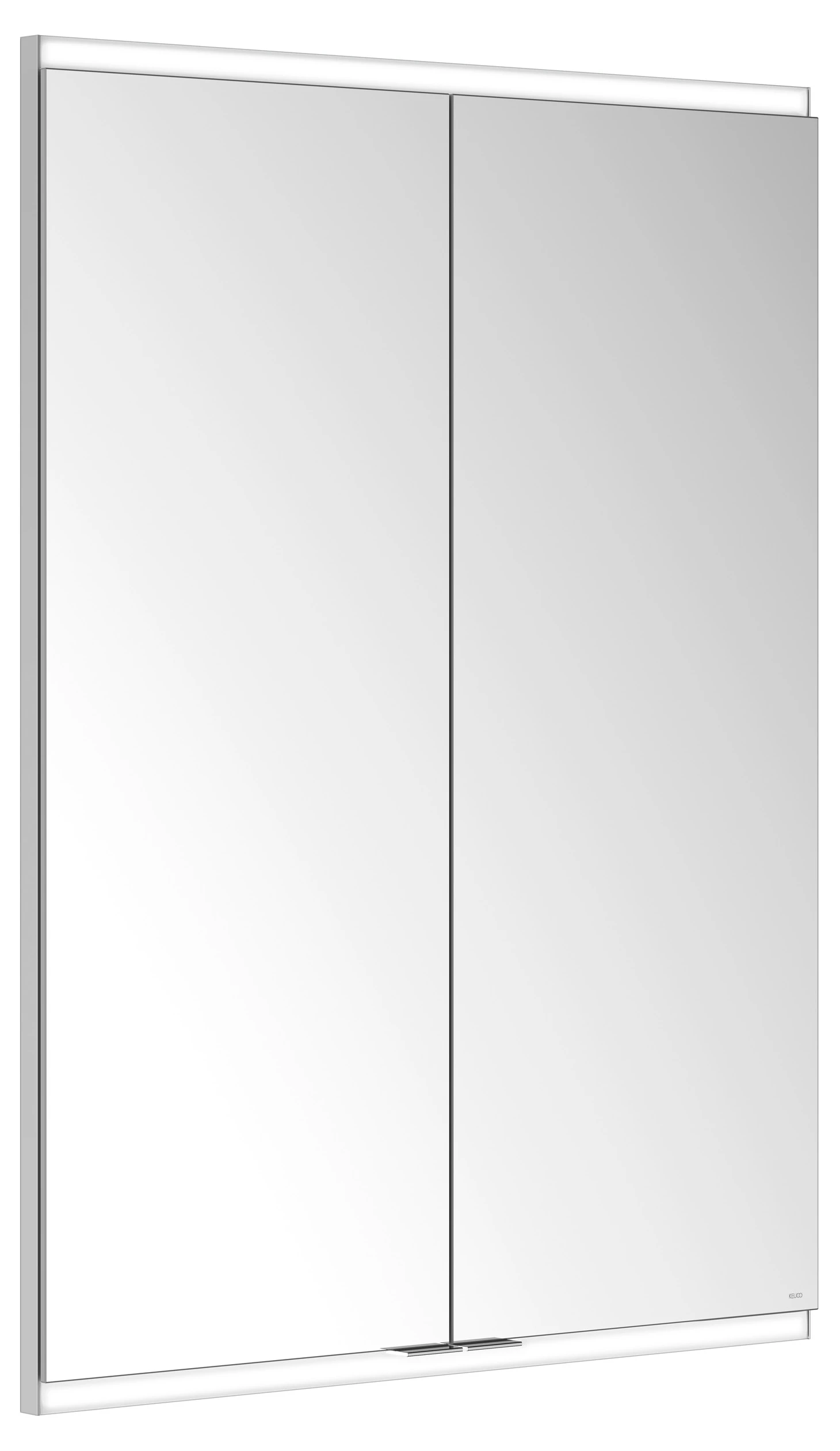 KEUCO Wandeinbau Spiegelschrank 2-türig „Royal Modular 2.0“ in Silber (eloxiert), Unterputz, mit Beleuchtung, mit Steckdosen 700 × 900 × 160 mm KEUCO Wandeinbau Spiegelschrank 2-türig „Royal Modular 2.0“ in Silber (eloxiert), Unterputz, mit Beleuchtung, mit Steckdosen 700 × 900 × 160 mm
