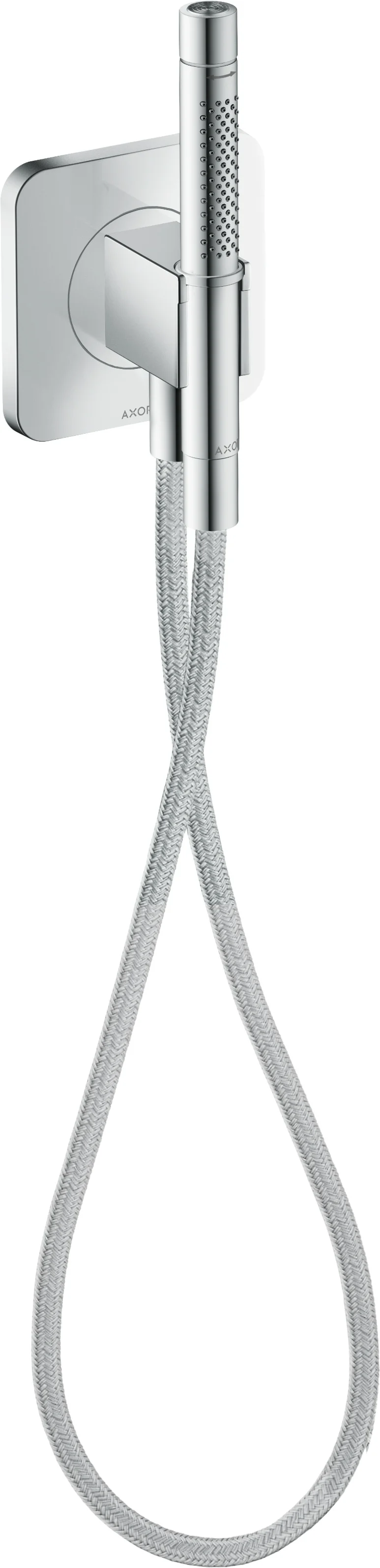 Hansgrohe AXOR Citterio C Portereinheit 120/120 softsquare mit Stabhandbrause 2jet, Chrom, Brausekopf 68 x 24 mm, Schlauchlänge 1.250 mm Hansgrohe AXOR Citterio C Portereinheit 120/120 softsquare mit Stabhandbrause 2jet, Chrom, Brausekopf 68 x 24 mm, Schlauchlänge 1.250 mm