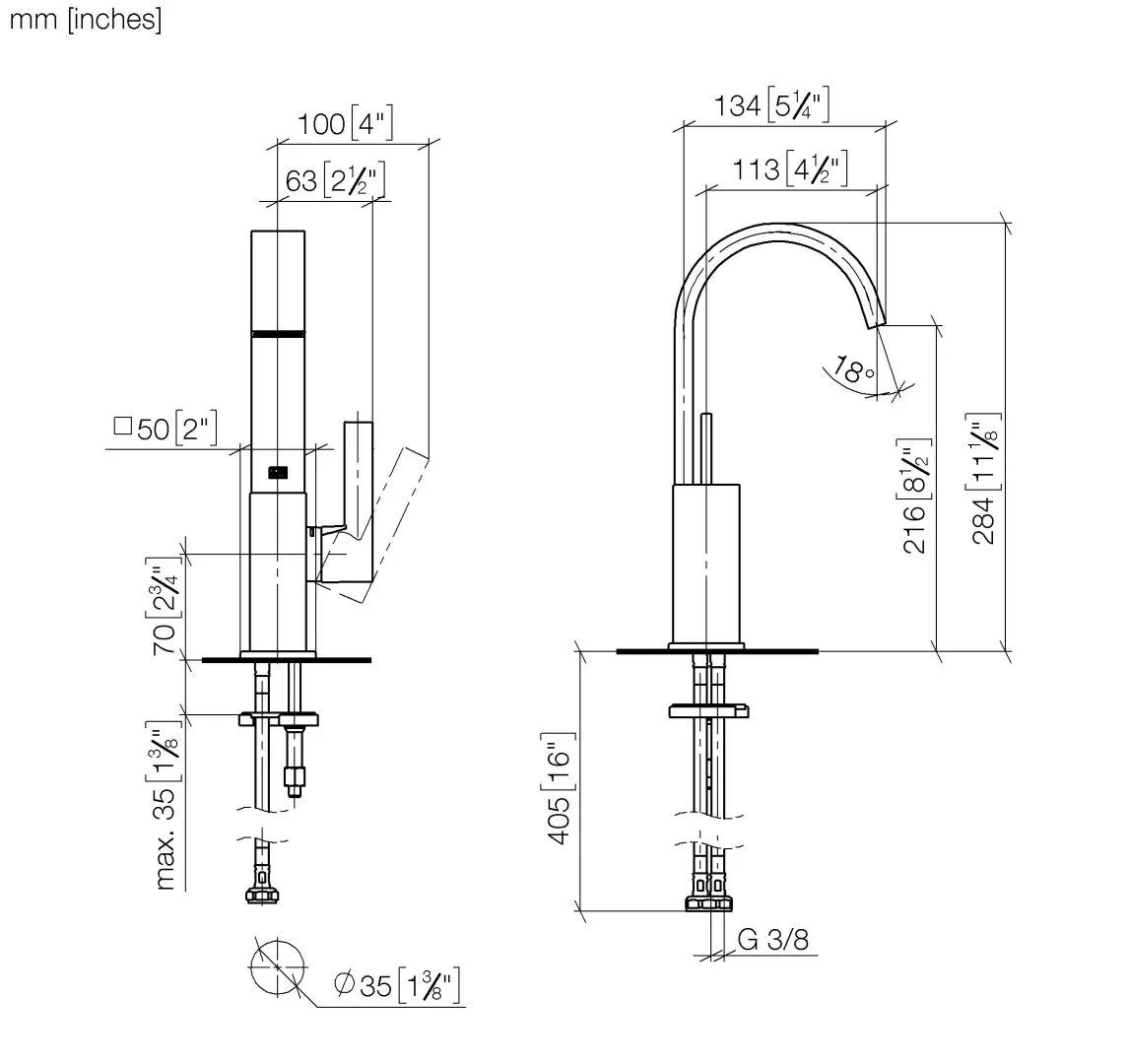 Dornbracht MEM Waschtisch-Einhandbatterie ohne Ablaufgarnitur Chrom Dornbracht MEM Waschtisch-Einhandbatterie ohne Ablaufgarnitur Chrom