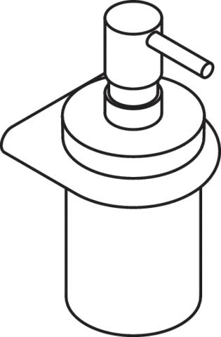 Seifenspender mit Halter, Halter Edelstahl, PVD beschichtet, Seifenspender aus satiniertem Kristallglas, Pumpenkopf Edelstahl, weiß tiefmatt pulverbeschichtet, Füllmenge ca. 200 ml, Breite 85 mm, Höhe 168 mm, Tiefe 92 mm, in Farbe CK Seifenspender mit Halter, Halter Edelstahl, PVD beschichtet, Seifenspender aus satiniertem Kristallglas, Pumpenkopf Edelstahl, weiß tiefmatt pulverbeschichtet, Füllmenge ca. 200 ml, Breite 85 mm, Höhe 168 mm, Tiefe 92 mm, in Farbe CK