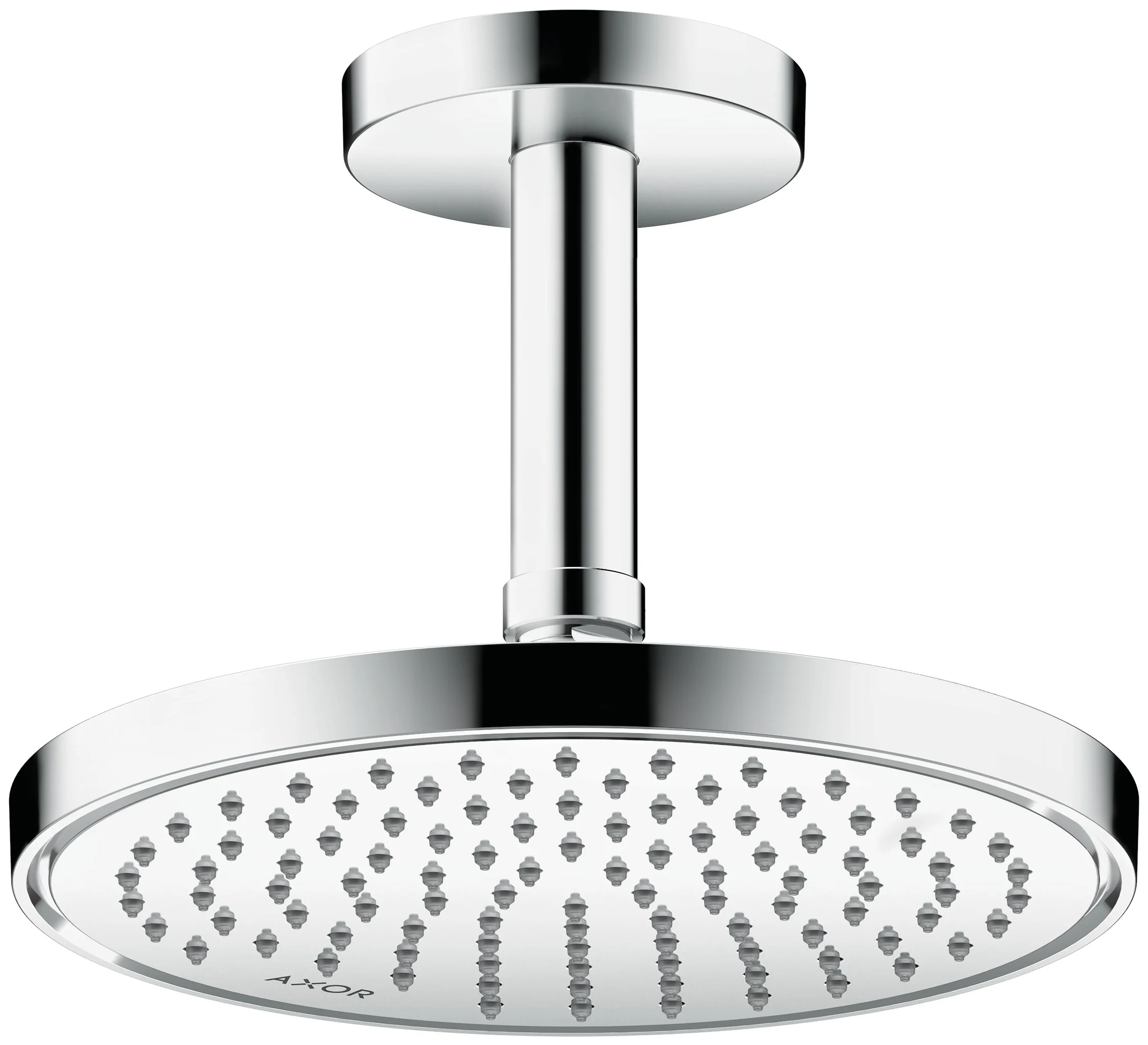 Hansgrohe AXOR ShowerSolutions Kopfbrause 220 1jet EcoSmart Chrom, 220 mm Brausekopfgröße, verstellbarer Winkel, abnehmbar zur Reinigung Hansgrohe AXOR ShowerSolutions Kopfbrause 220 1jet EcoSmart Chrom, 220 mm Brausekopfgröße, verstellbarer Winkel, abnehmbar zur Reinigung