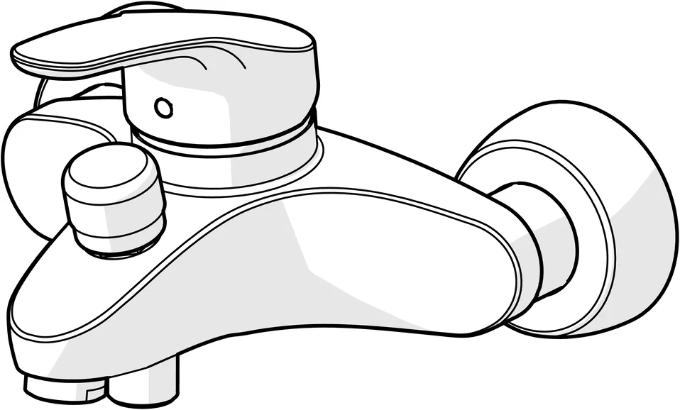HansaMIX Einhebelmischer Wafü und Brausebatterie DN15 Chrom HansaMIX Einhebelmischer Wafü und Brausebatterie DN15 Chrom