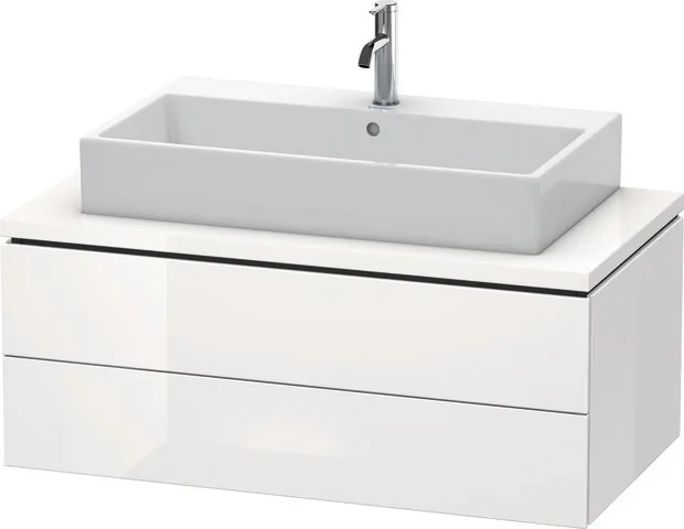 Duravit Waschtischunterschrank wandhängend „L-Cube“ 102 × 40 × 54,7 cm Weiß Hochglanz Duravit Waschtischunterschrank wandhängend „L-Cube“ 102 × 40 × 54,7 cm Weiß Hochglanz
