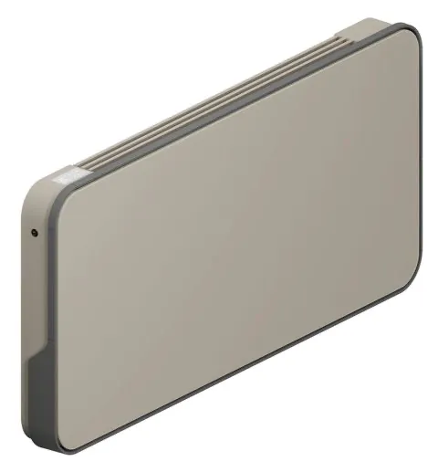 BEMM Design-Heizkörper „Relax Hybrid“ 132 × 65 cm in Mittelgrau perlmatt