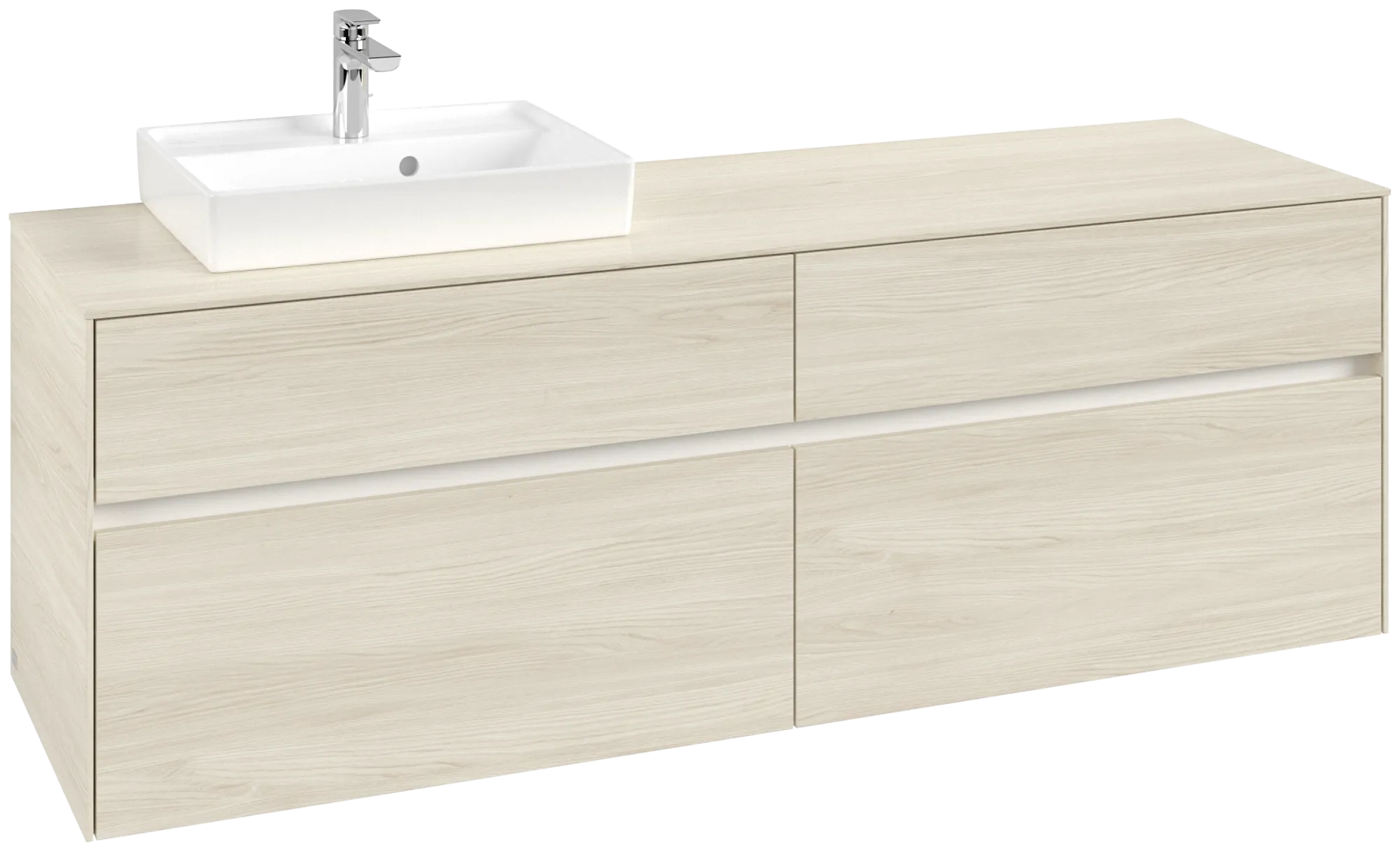 Villeroy & Boch Collaro Waschbeckenunterschrank C07800, 1600 x 548 x 500 mm, White Oak