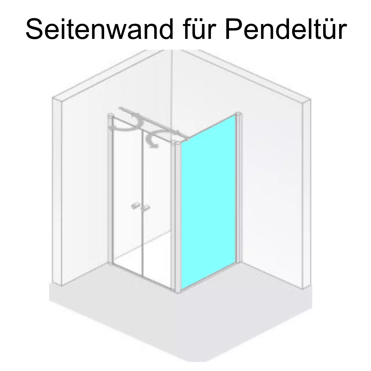 HSK teilgerahmte Seitenwand „Exklusiv 2.0“ 90 × 200 cm Glas Nebel, Profile Chromoptik (Alu Hochglanz poliert) HSK teilgerahmte Seitenwand „Exklusiv 2.0“ 90 × 200 cm Glas Nebel, Profile Chromoptik (Alu Hochglanz poliert)