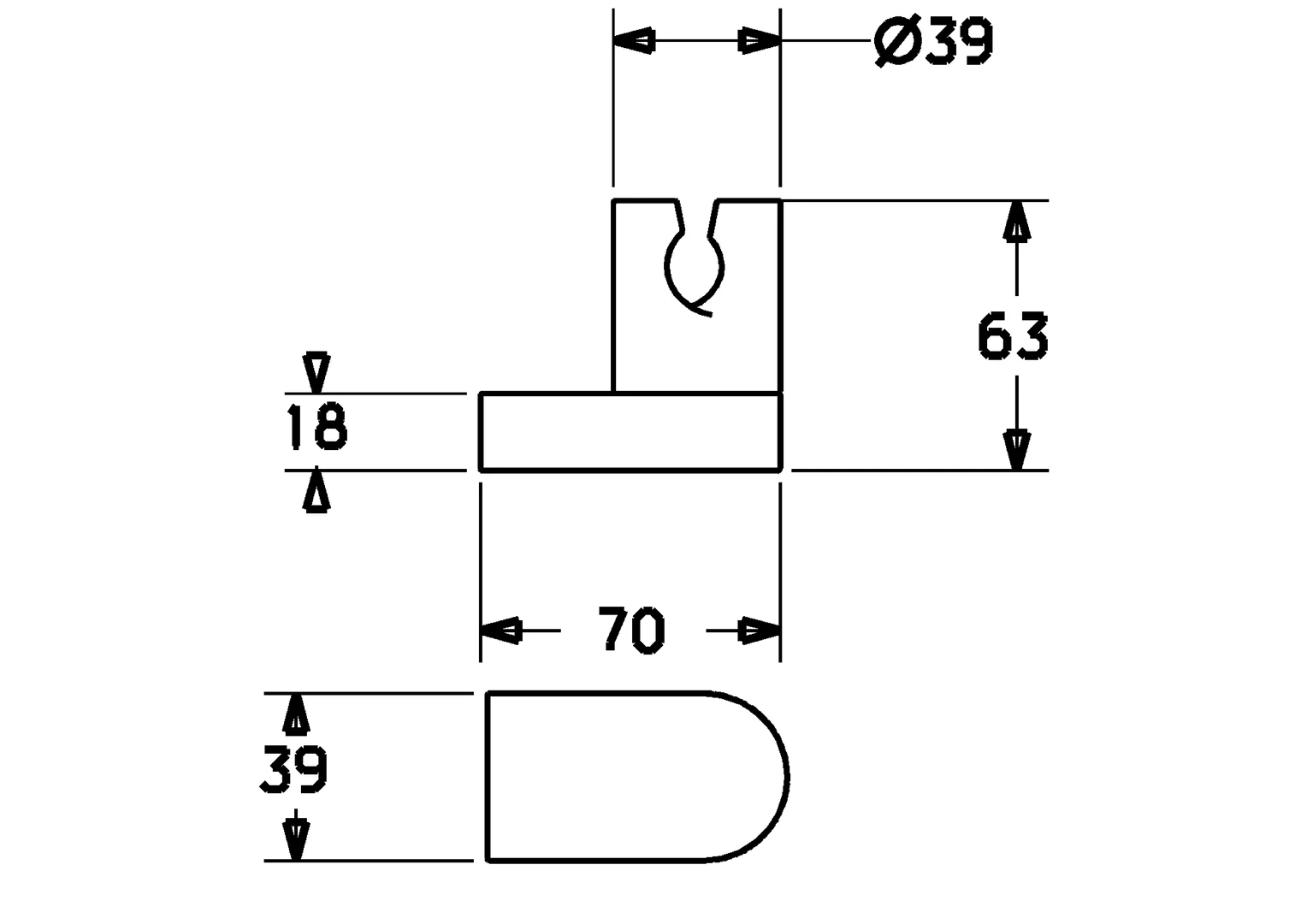 HansaVIVA Wandhalter HansaVIVA 4424 Chrom