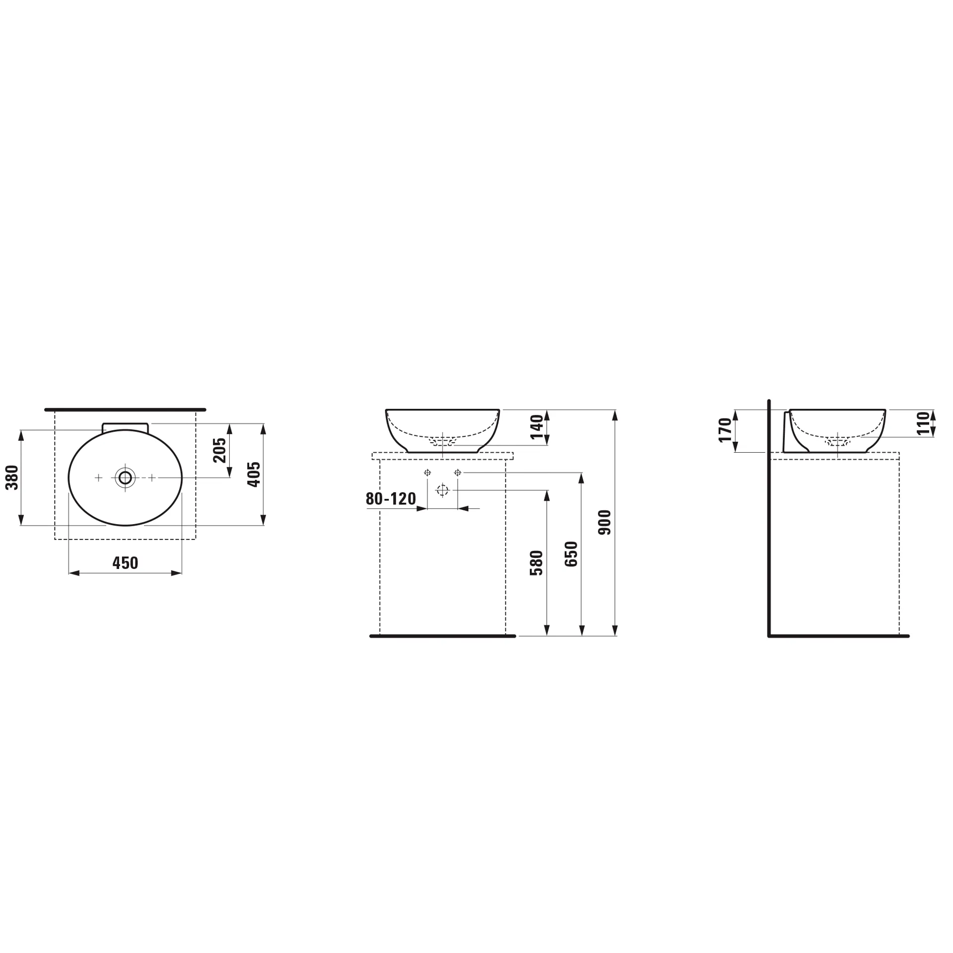 Waschbecken „Ilbagnoalessi“ in Weiß (matt) Waschbecken „Ilbagnoalessi“ in Weiß (matt)