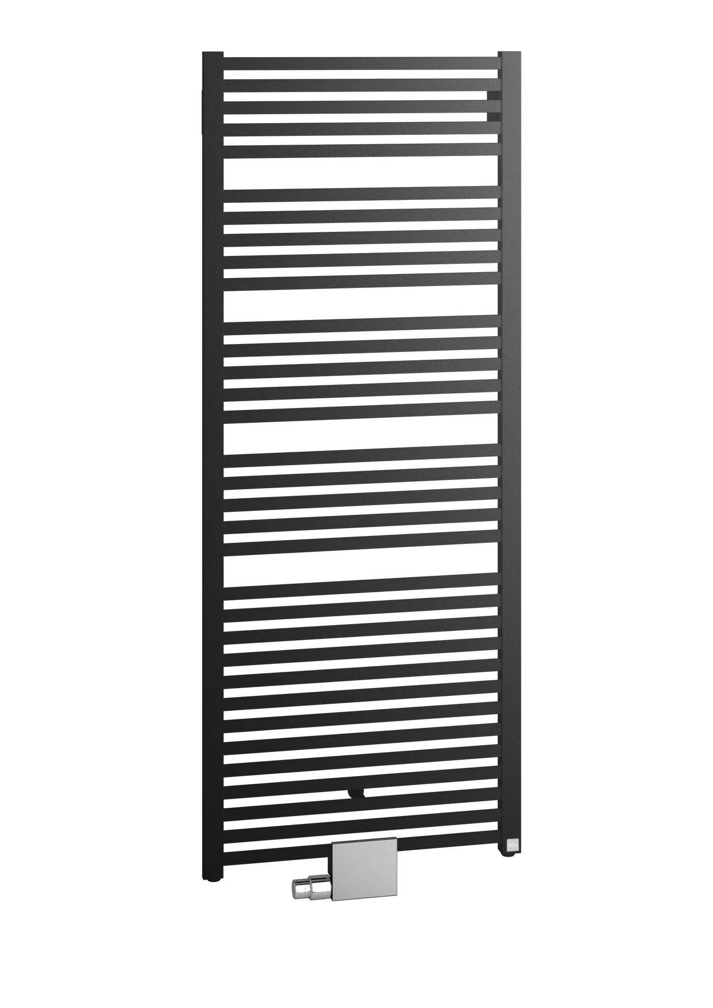 Kermi Design-Heizkörper „Geneo® quadris“ 59,6 × 117,4 cm in Schwarz Soft (RAL 9005, matt) Kermi Design-Heizkörper „Geneo® quadris“ 59,6 × 117,4 cm in Schwarz Soft (RAL 9005, matt)