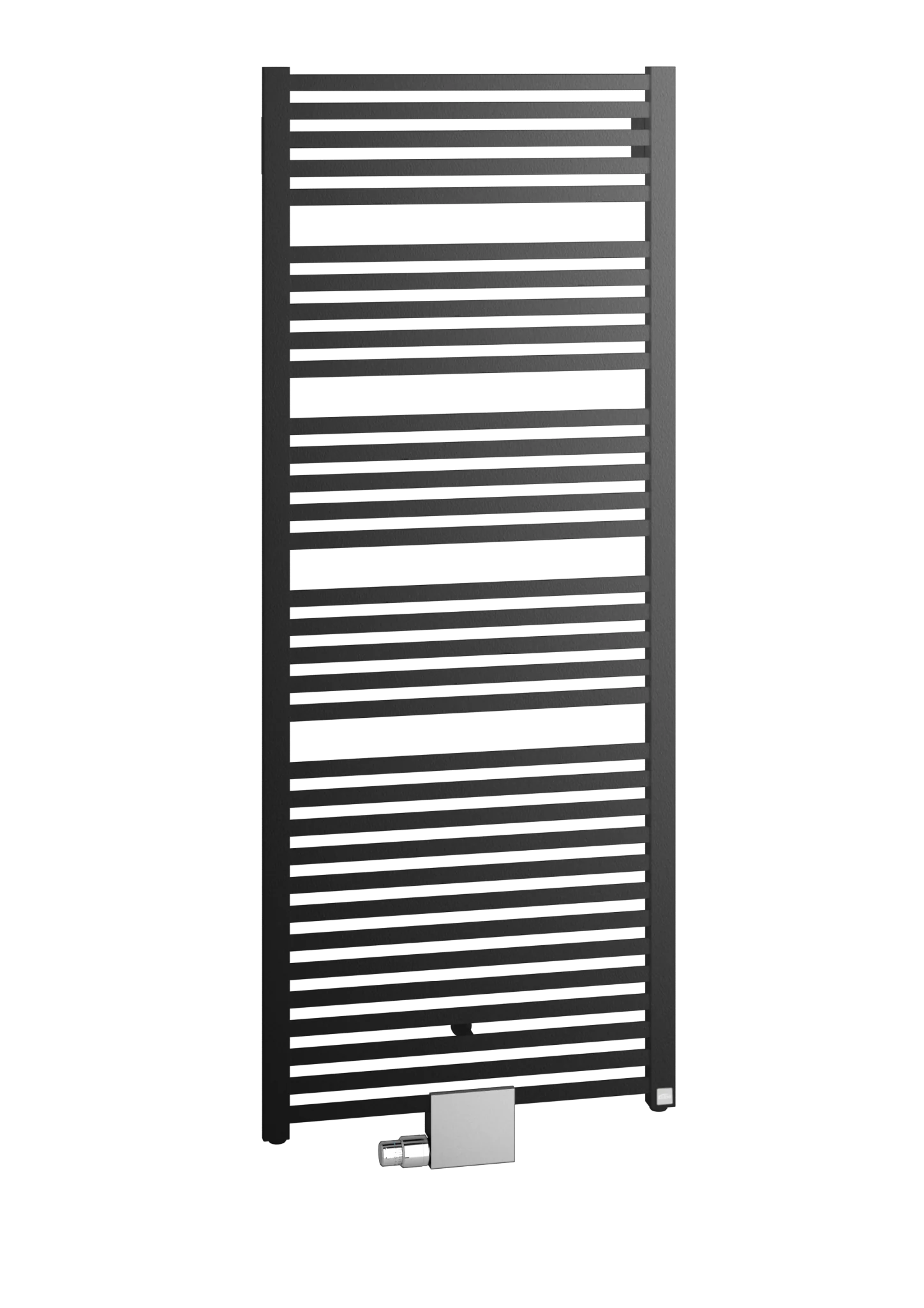 Kermi Design-Heizkörper „Geneo® quadris“ 59,6 × 117,4 cm in Schwarz Soft (RAL 9005, matt) Kermi Design-Heizkörper „Geneo® quadris“ 59,6 × 117,4 cm in Schwarz Soft (RAL 9005, matt)