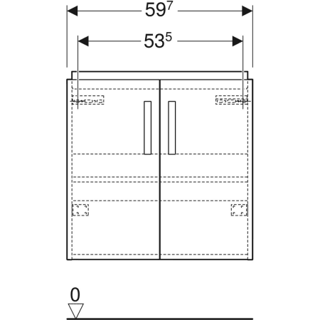 Geberit Waschtischunterschrank „Renova Compact“ Geberit Waschtischunterschrank „Renova Compact“