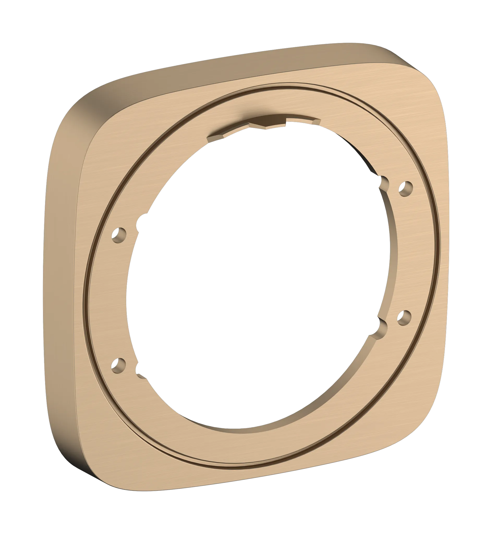 Hansgrohe Verlängerungsrosette BBR Brushed Bronze, Durchmesser 157 mm, Verlängerung 22 mm