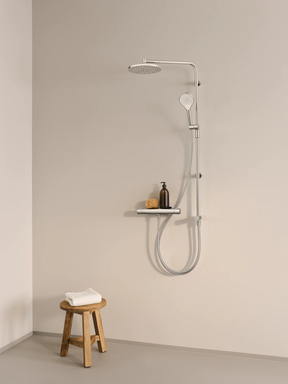 HansaVIVA Regenbrause-Duscharmatur Hansaviva 2023 6515 Chrom