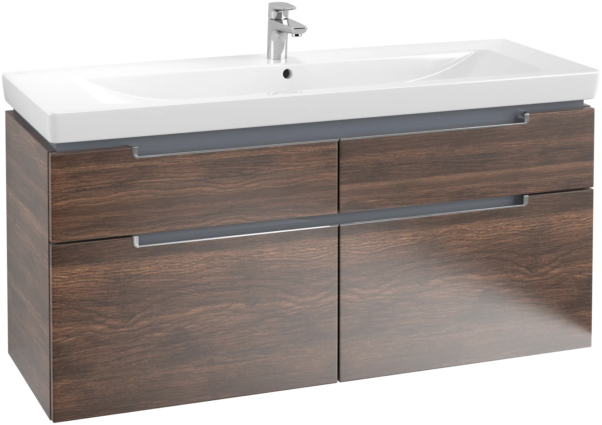 Villeroy & Boch Waschtischunterschrank „Subway 2.0“ 128,7 × 59 × 44,9 × 44,9 cm Arizona Oak, mittig, ohne Beleuchtung Villeroy & Boch Waschtischunterschrank „Subway 2.0“ 128,7 × 59 × 44,9 × 44,9 cm Arizona Oak, mittig, ohne Beleuchtung