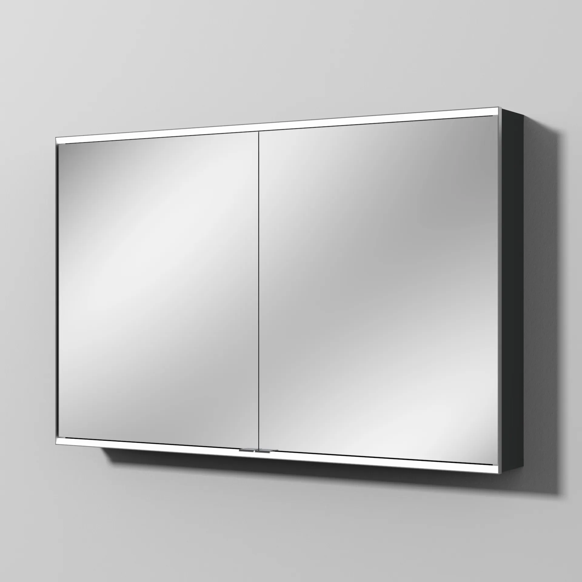 Sanipa Spiegelschrank „Marie“ 1208 × 785 × 157 mm in Graphit (matt), ohne Spiegelheizung