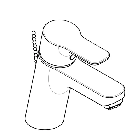 Kludi PURE & EASY WT-EHM 70 Niederdruck chrom Kludi PURE & EASY WT-EHM 70 Niederdruck chrom