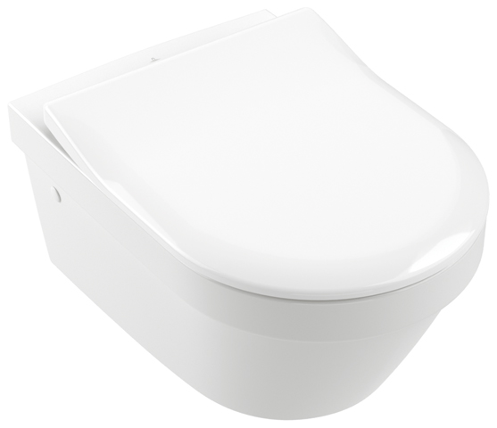 Tiefspül-WC spülrandlos Architectura 4694R0, 370 x 530 x 345 mm, Rund, wandhängend, Abgang waagerecht, Weiß Alpin