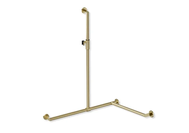 HEWI Duschhandlauf System 900 PG93, Edelstahl PVD, Messing gebürstet HEWI Duschhandlauf System 900 PG93, Edelstahl PVD, Messing gebürstet