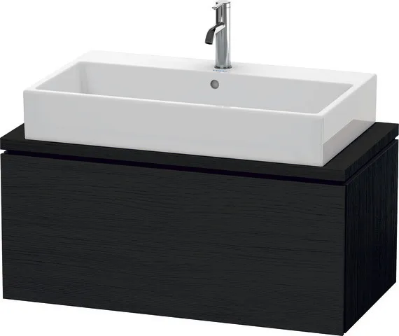 Duravit Waschtischunterschrank wandhängend „L-Cube“ 92 × 40 × 47,7 cm Eiche Schwarz Duravit Waschtischunterschrank wandhängend „L-Cube“ 92 × 40 × 47,7 cm Eiche Schwarz