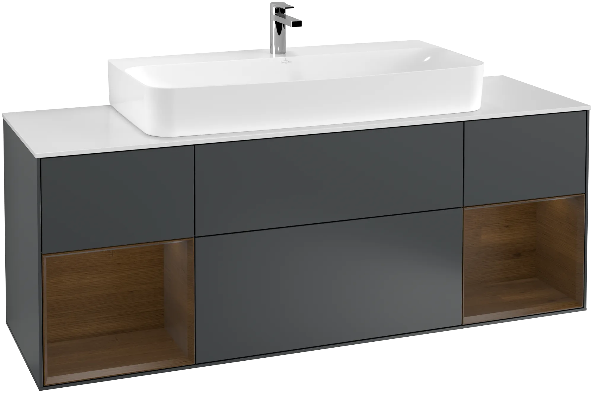 Villeroy & Boch Finion Waschbeckenunterschrank G21 1600x603x501mm Midnight Blue Matt