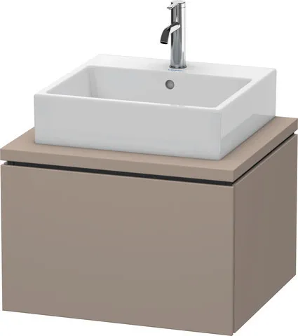 Duravit Waschtischunterschrank wandhängend „L-Cube“ 62 × 40 × 54,7 cm Basalt Matt Duravit Waschtischunterschrank wandhängend „L-Cube“ 62 × 40 × 54,7 cm Basalt Matt
