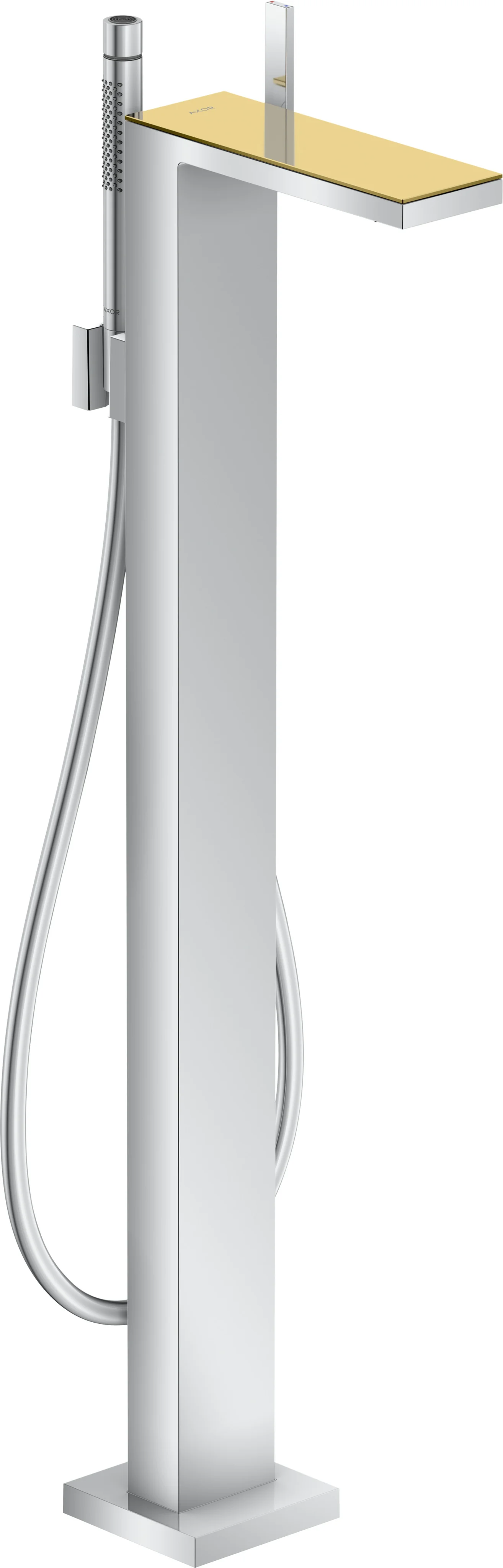 Hansgrohe AXOR MyEdition Einhebel-Wannenmischer bodenstehend, Chrom, Ausladung 196 mm