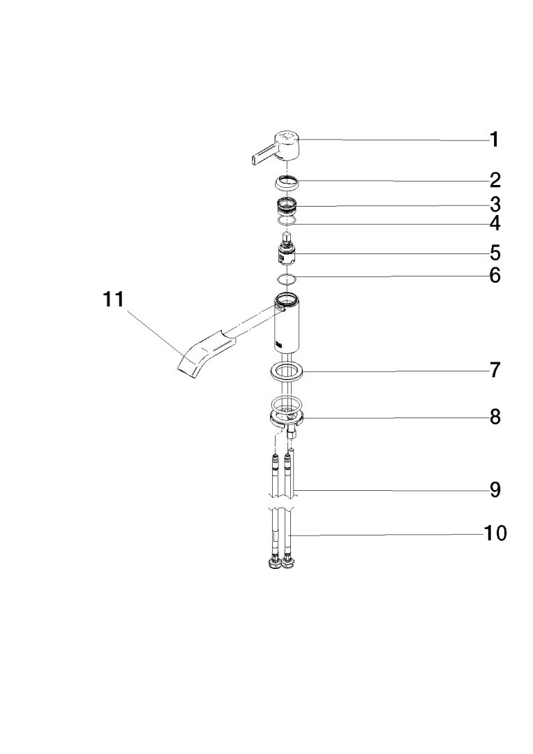 Waschtisch-Einhandbatterie ohne Ablaufgarnitur IMO Chrom 33525671 Waschtisch-Einhandbatterie ohne Ablaufgarnitur IMO Chrom 33525671