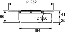 drainpoint S Ablauf DN 50 Terrasse mit Seal System Universalflansch drainpoint S Ablauf DN 50 Terrasse mit Seal System Universalflansch