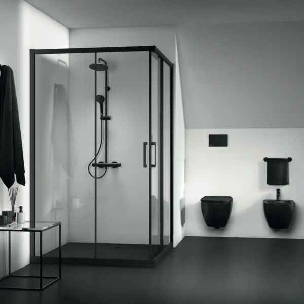 Betätigungsplatte M1 Oleas, mechanische Auslösung, Schwarz Betätigungsplatte M1 Oleas, mechanische Auslösung, Schwarz