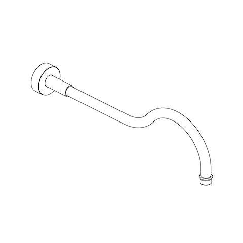 Kludi 1926 Brausearm chrom, 400mm, DN 15