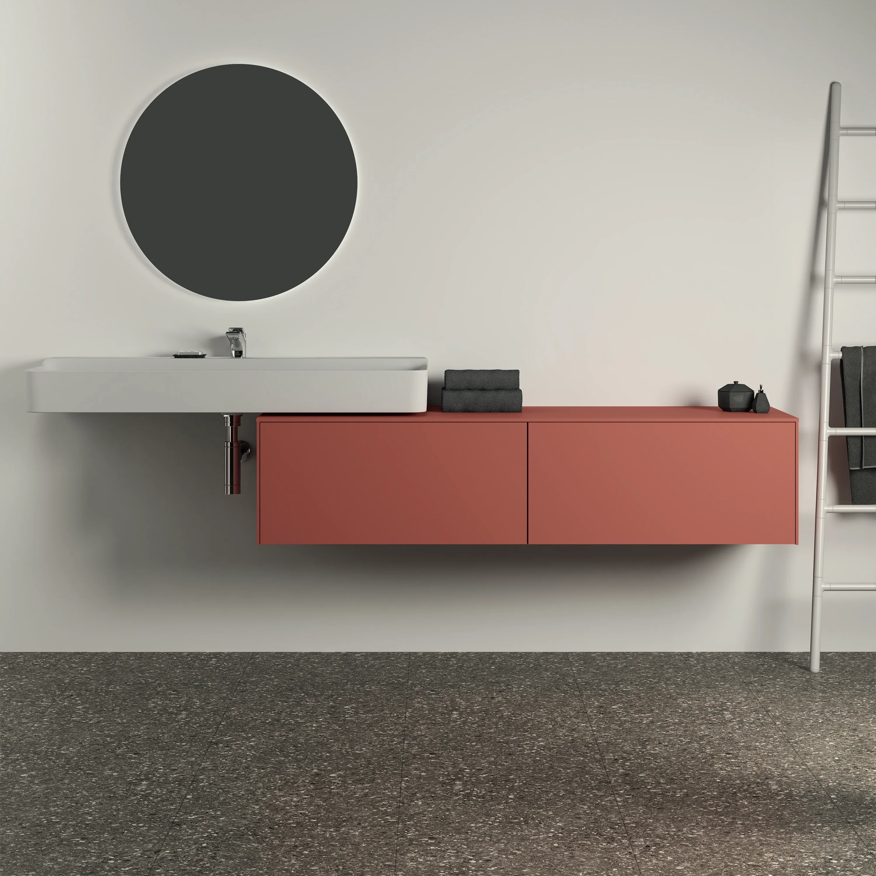 Ideal Standard Waschtischunterschrank Conca, 2 Auszüge, ohne Ausschnitt, 1587x505x370 mm, Sunset Ideal Standard Waschtischunterschrank Conca, 2 Auszüge, ohne Ausschnitt, 1587x505x370 mm, Sunset