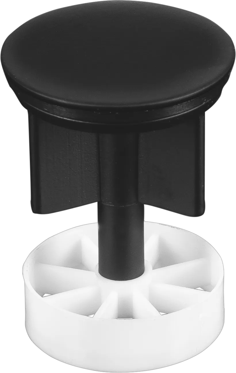 Excenterstopfen MS matt schwarz1 1/4″ Standard, Platte 40 mm Excenterstopfen MS matt schwarz1 1/4″ Standard, Platte 40 mm
