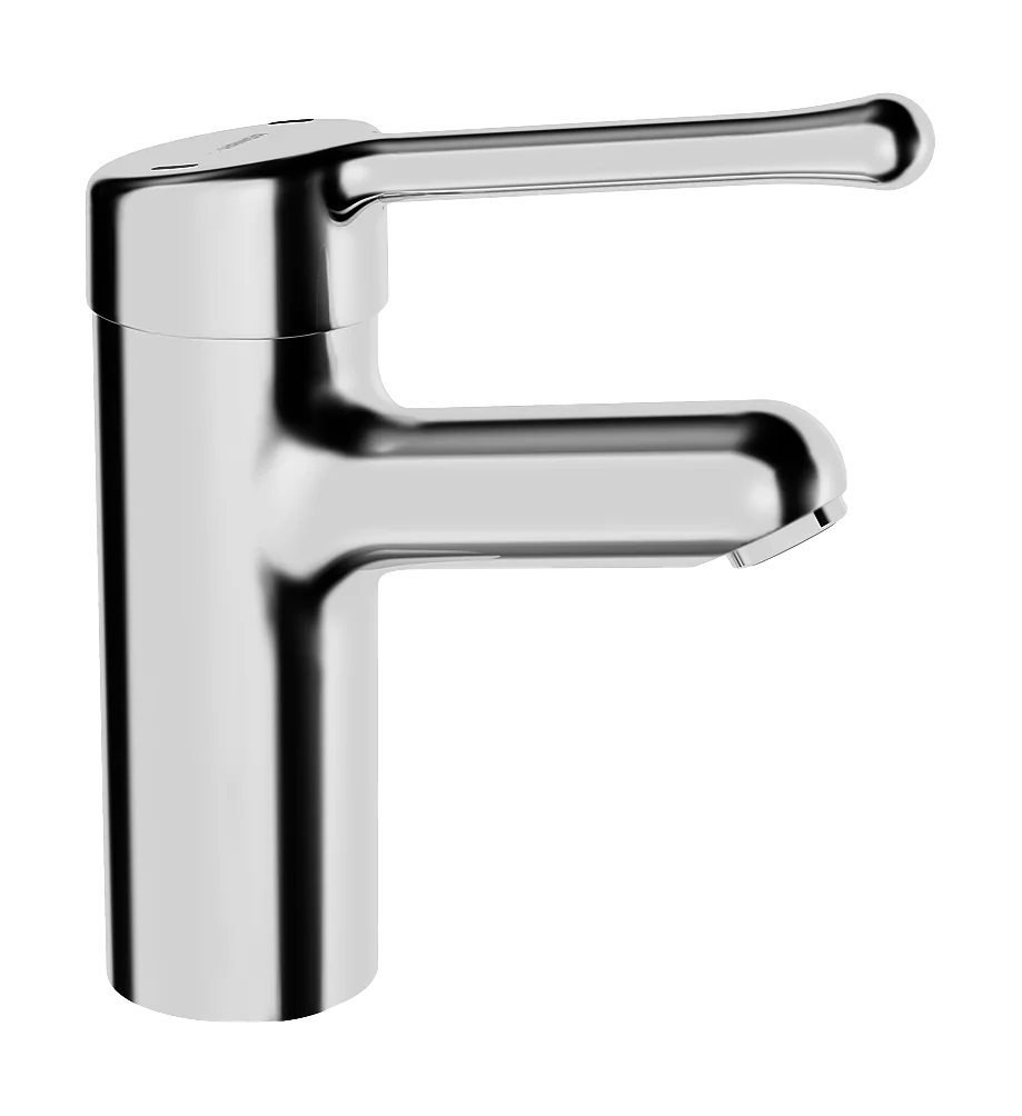HansaMEDIPRO Einhebelmischer Waschtischbatterie 0162 Kupferrohr Chrom